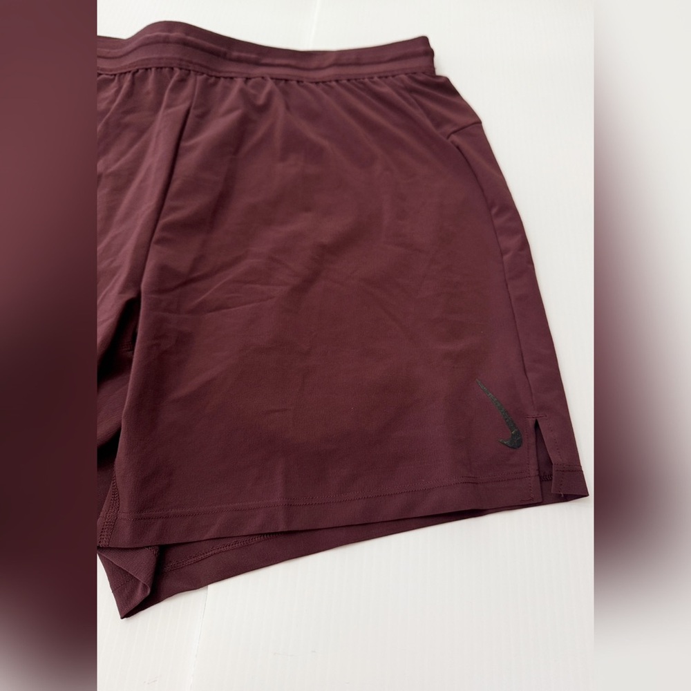Nike Men's Maroon Athletic Shorts - Picture 3 of 12
